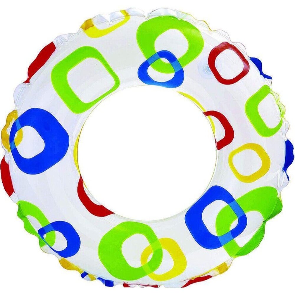 Intex Set 2 Inflatable 20" Kids Swim Rings Starfish Pool Float Toy Summer Tube - Picture 5 of 6